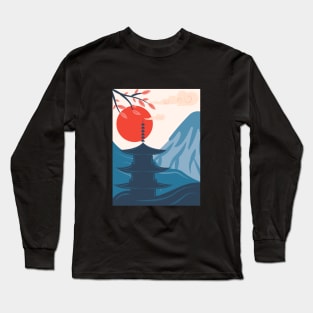 Sunset in Japan Long Sleeve T-Shirt